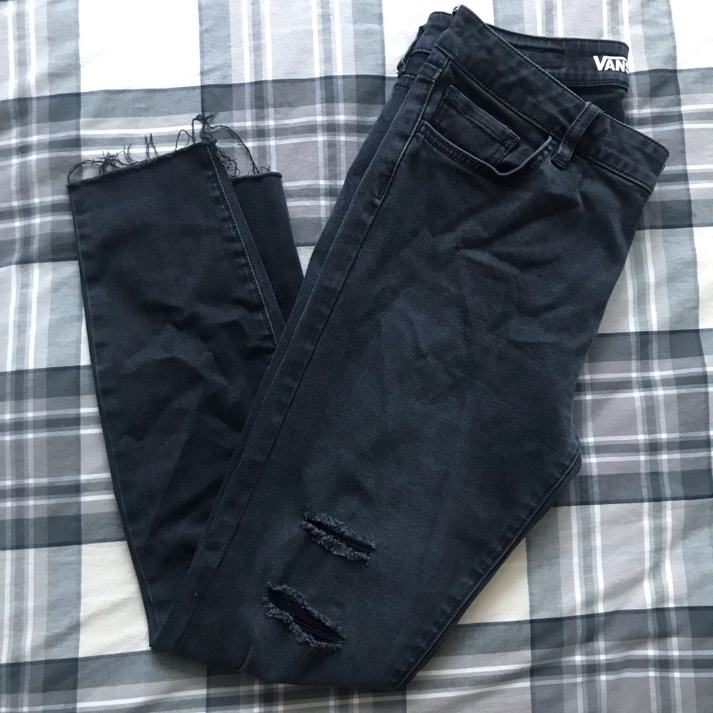Vans distressed skinny jeans